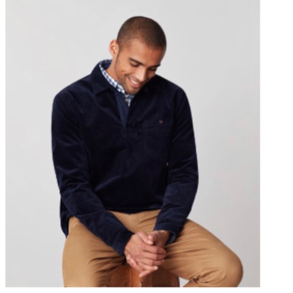 Joules men corduroy Douglas overhead shirt - like new